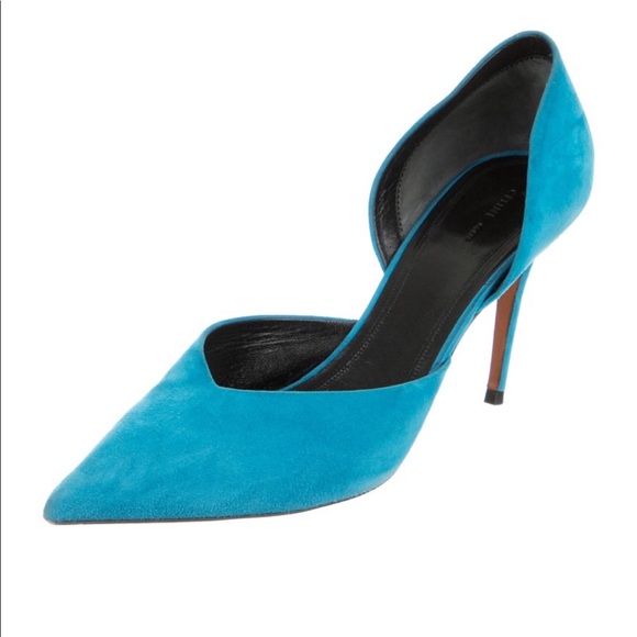 Celine Pointed Toe d-Orsay Pumps - Picture 1 of 4